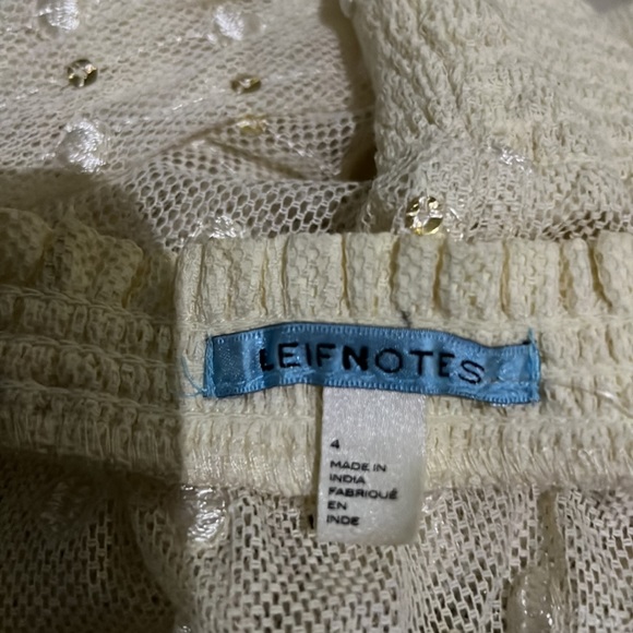 ANTHROPOLOGIE DRESS LEIFNOTES DOT-GLEAM ASYMMETRIC DRESS - Picture 9 of 9